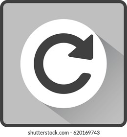 Flat Vector Update icon