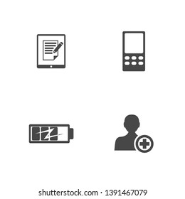 Ícones de vetor simples da Web. Ícones de rede. Conjunto de ícones da tecnologia. Conceito de mídia social. Conceito de tecnologia digital de rede.