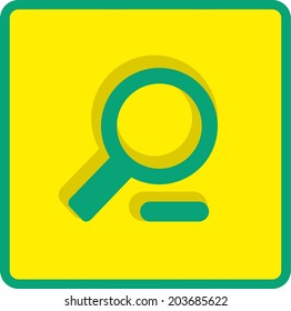 Ícone de Redução de Vetor Plano