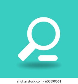 Ícone de Redução de Vetor Plano