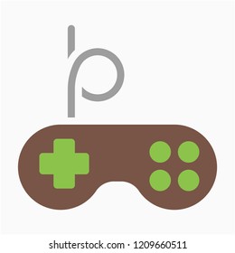 Flat video game pixel perfect vector icon