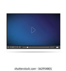 Flat video player for web and mobile apps