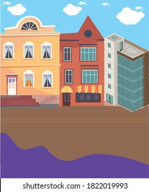 flat and villa, London, UK.