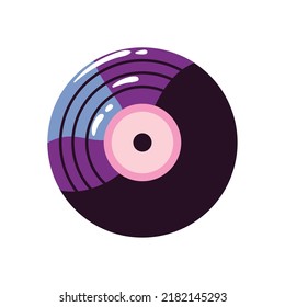 diseño vinil plano sobre blanco