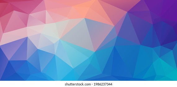 Flat vintage color geometric triangle shapes for your design
