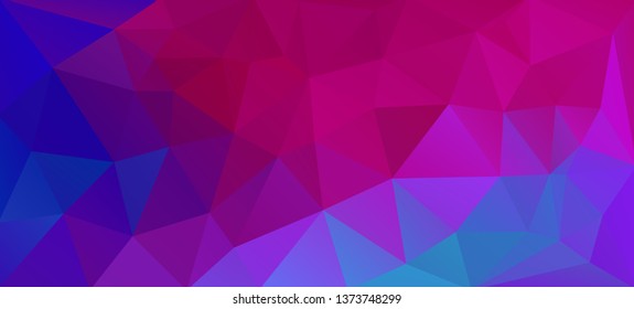 Flat violet color geometric triangle wallpaper