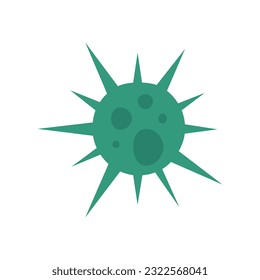 Virus plano, gérmenes y bacterias, tipo de microorganismo e ilustración de súper insecto.