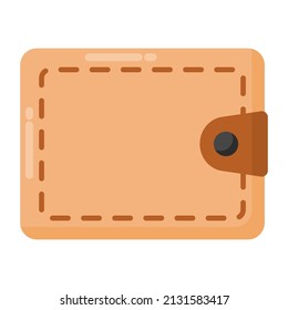 Flat wallet vector design icon

