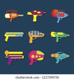 Flat Water Gun Collection
