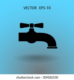 Icono de la grieta de agua