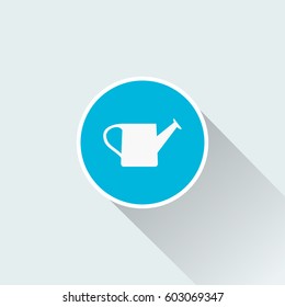 flat Watering can icon