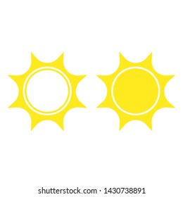 Flat weather icon isolated on white background vector illustration