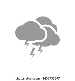 Flat weather icon isolated on white background vector illustration