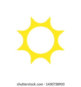 Flat weather icon isolated on white background vector illustration