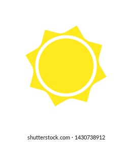 Flat weather icon isolated on white background vector illustration