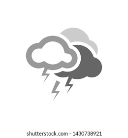 Flat weather icon isolated on white background vector illustration