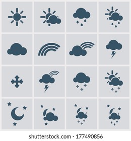 flat weather icons