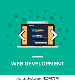 Flat web development notebook