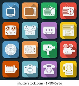 Flat web icon vector set 18