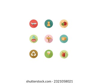  Flat web icons - SEO and development, creative process, business and finance, office and business, security and protection,.Set of flat design icons for Business, SEO and Social media marketing
