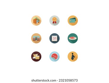  Flat web icons - SEO and development, creative process, business and finance, office and business, security and protection,.Set of flat design icons for Business, SEO and Social media marketing