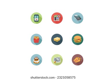  Flat web icons - SEO and development, creative process, business and finance, office and business, security and protection,.Set of flat design icons for Business, SEO and Social media marketing