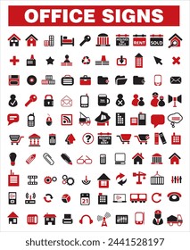 Flat web icons - SEO and development, creative process, business and finance, office and business, security and protection, shopping and commerce, education and knowledge, technology and hardware