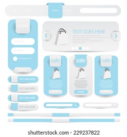 flat web user interface element . vector