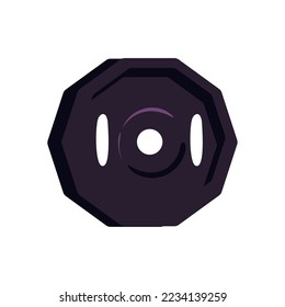 diseño de peso plano sobre blanco