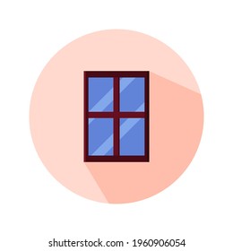 Flat Window Icon Art Vector Design