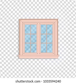 flat window isolated,stock vector illustration