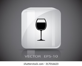 Icono de copa de vino