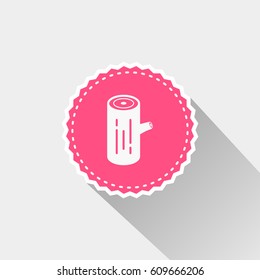 flat wood log icon