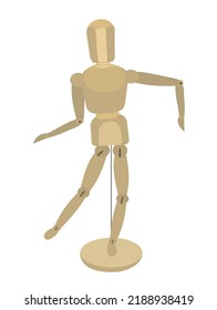 wooden drawing mannequin