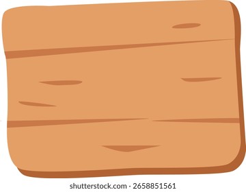 Losa plana de madera con textura de grano suave y esquinas redondeadas. Ideal para fondos de señalización, etiquetas o gráficos rústicos.