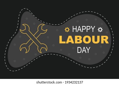 Flat World Labour Day Vector