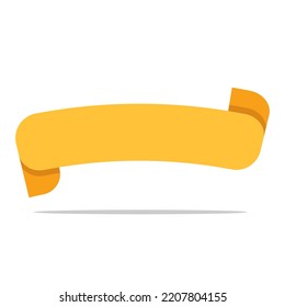 leeres Flachband-Etikett