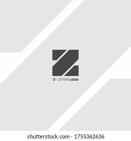 Flat "Z" Letter logo design template