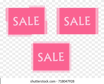 flat zipper sale vector
