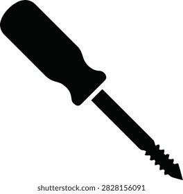 Flathead screwdriver icon. Simple illustration of flathead screwdriver vector icon for web design isolated on white background.