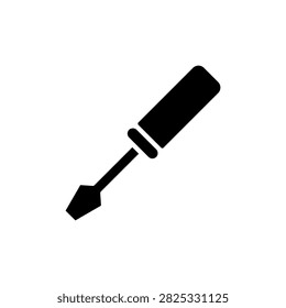 Flathead Screwdriver Tool icon vector symbol illustration