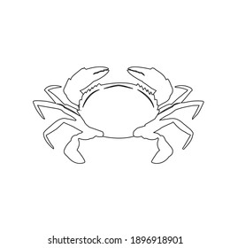 Flaticon Animal Crab Outline Vector Illustration