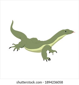 flaticon animal monitor lizard vector illustration