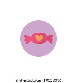 flaticon love candy valentine vector illustration