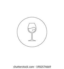 flaticon red wine valentine outline vector illustration