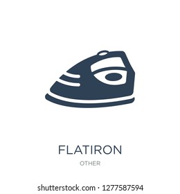 flatiron icon vector on white background, flatiron trendy filled icons from Other collection, flatiron vector illustration