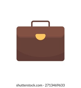Icono de maletín de estilo plano que representa los conceptos de negocios, trabajo, profesionalismo y carrera. Ideal para branding corporativo, herramientas de oficina, plataformas de trabajo, App, Sitios web y presentaciones.