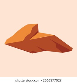 A flat-style cartoon rock and stone set featuring boulders, formations, and textures. Perfect for geology, desert or mountain landscapes, infographics, and creative nature designs.