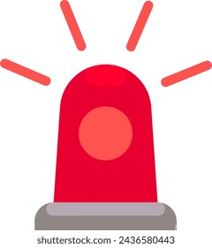 A flat-style logo depicting the iconic red flasher sirens of police or ambulances. The graphic is enhanced with dynamic line scatter rays, adding a sense of motion and urgency to the problem.