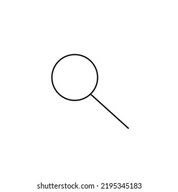 a flat-style search icon, a simple magnifying glass image, can be used when designing websites
